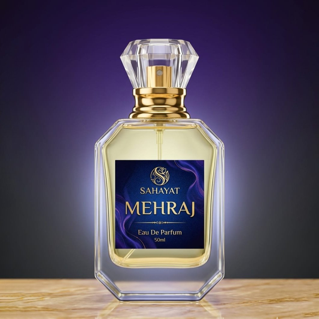 Mehraj by Sahayat – Premium Fresh Spicy Woody Eau De Parfum for Men | 50ml