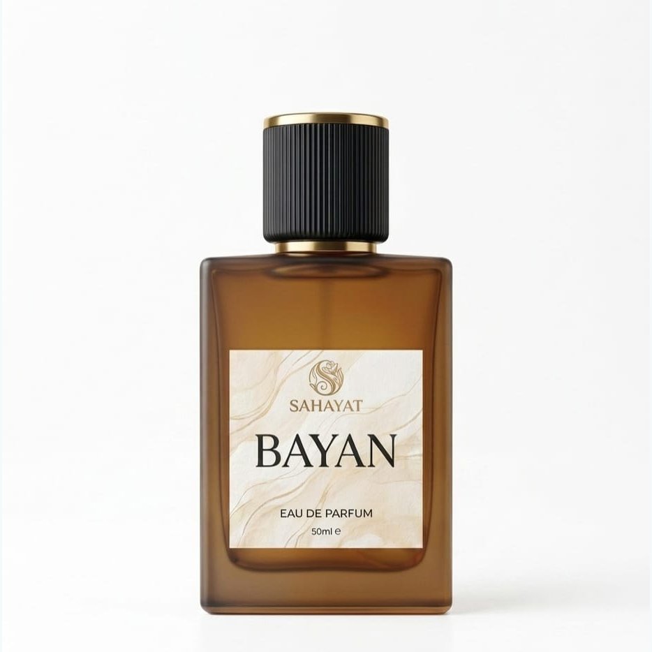 Bayan by Sahayat – Fresh Woody Oud Perfume for Men | Long-Lasting Fragrance | 50ml