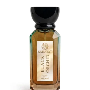 Black Orchid by Sahayat – Luxury Oriental Floral Perfume for Women | Long-Lasting Eau De Parfum | 50ml